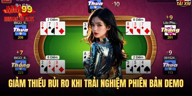 Chơi demo trước khi cược thực giúp giảm rủi ro