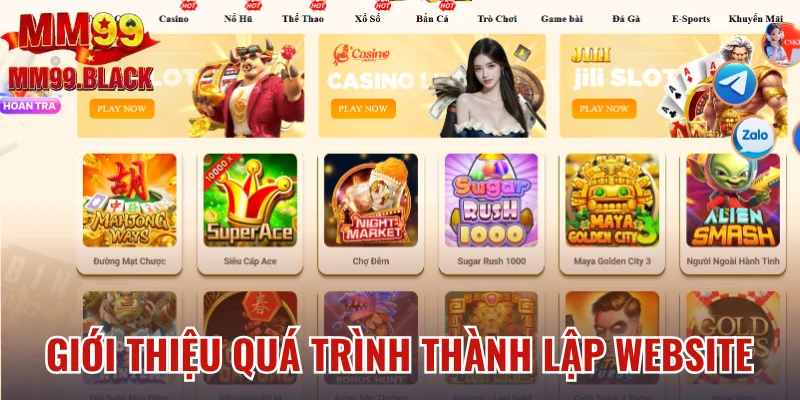 Giới thiệu quá trình thành lập website
