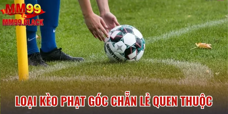 Loại kèo phạt góc chẵn lẻ quen thuộc